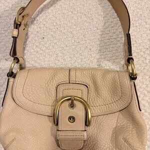 COACH Soho Pebbled Small Flap Handbag M0773-11840